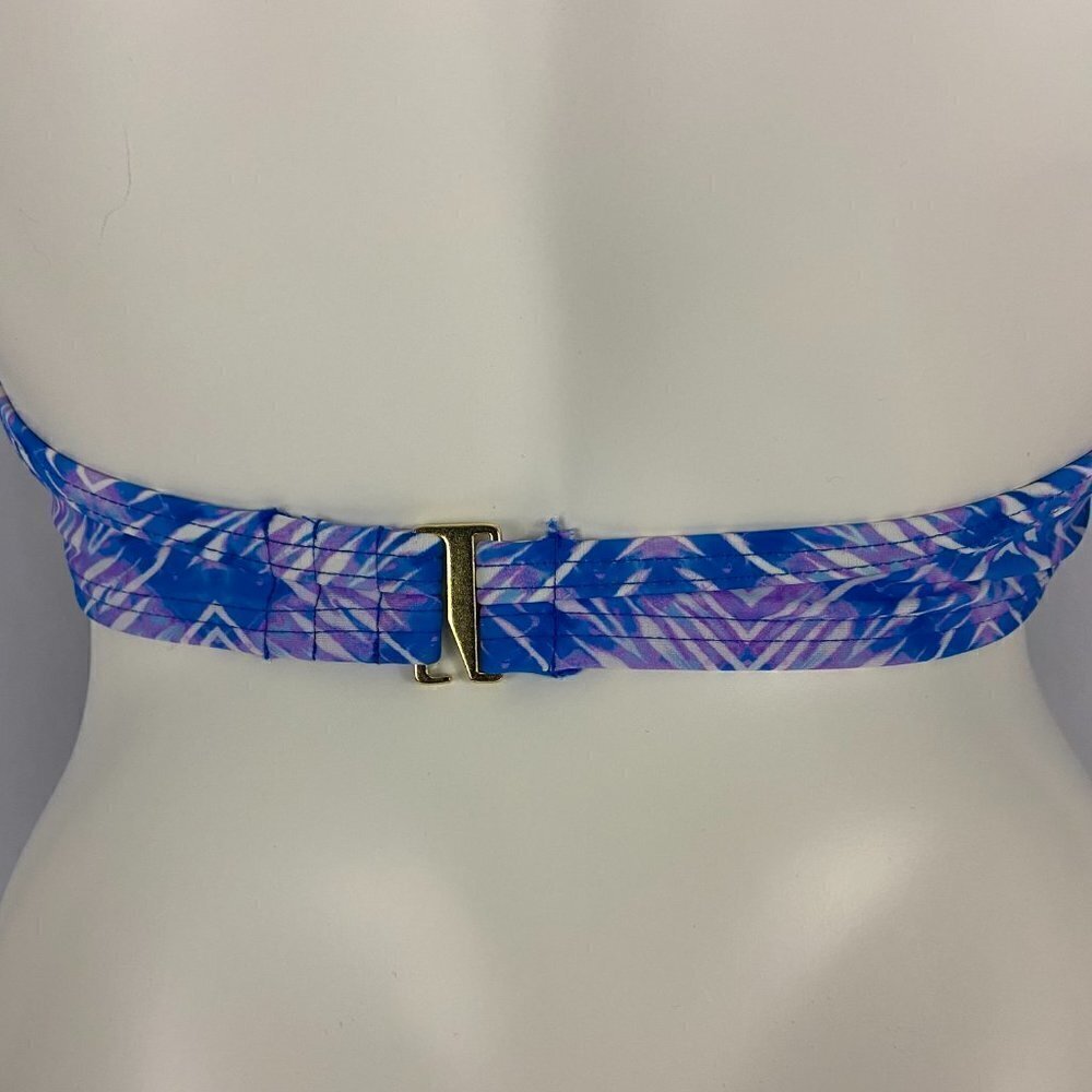 Sundazed 2-Piece Bikini Indigo & Blue Sz 32D Halter Top - Sz L 30 in. Bottom NWT - Picture 6 of 12